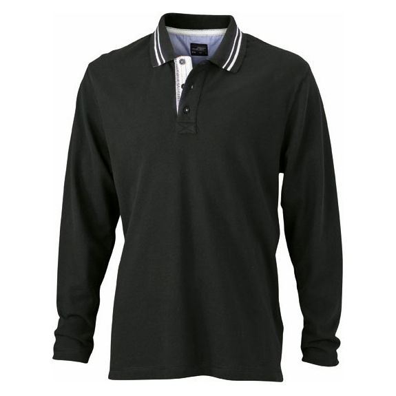JN968-Mens Polo Long-Sleeved